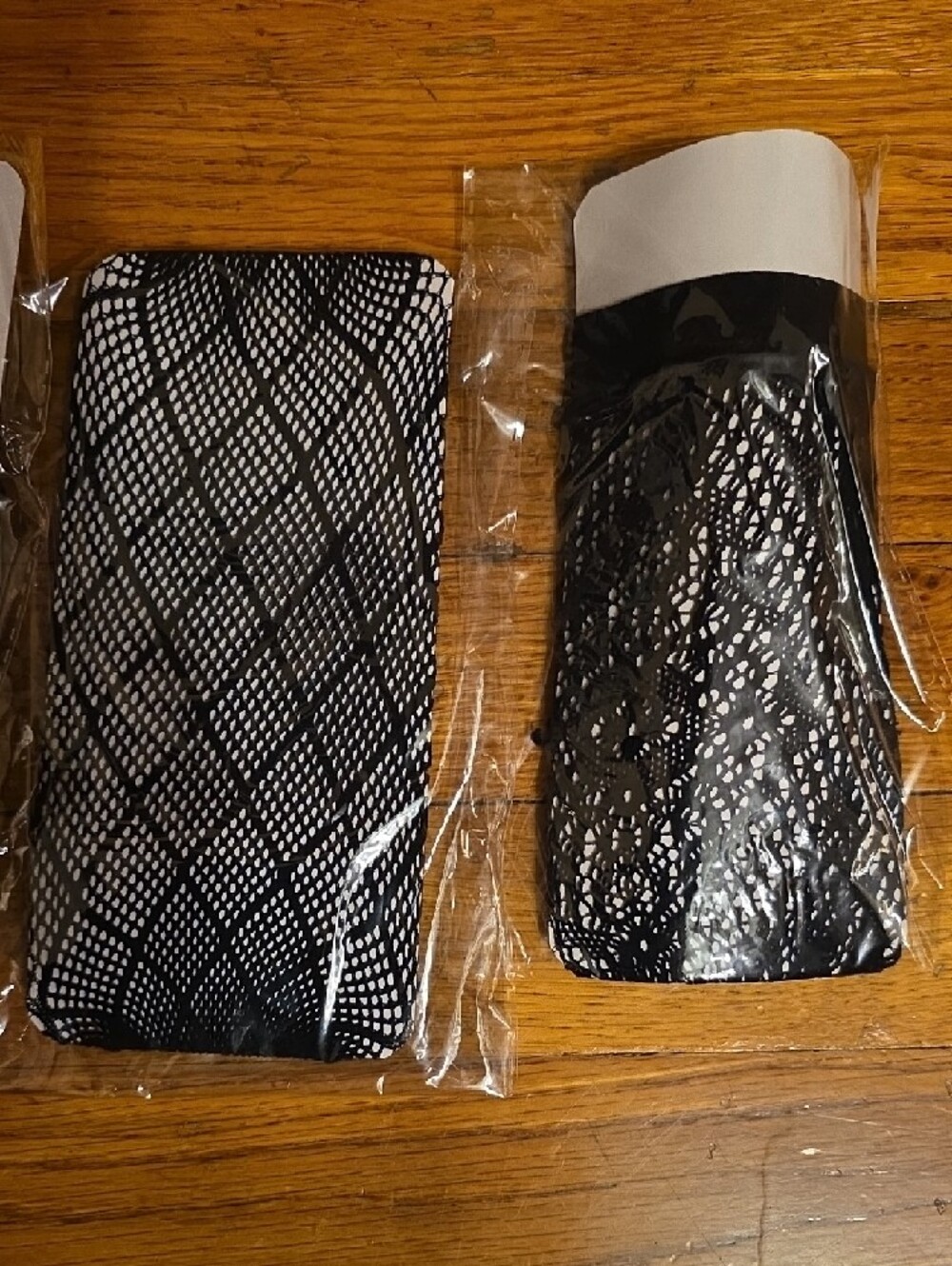 Black Fishnet & Lace Legwear Set - 5 Pack - Picture 3 of 5